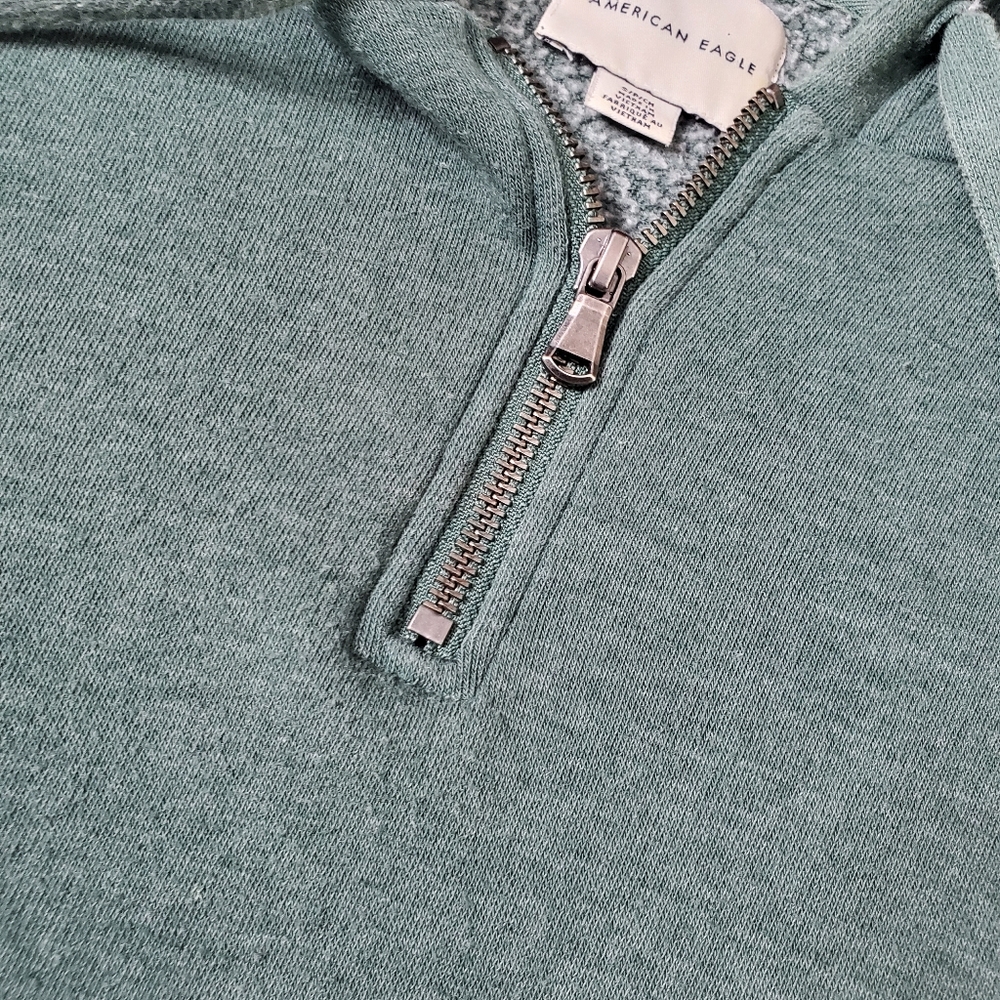American Eagle Outfitters Retro Hoodie 1/4 Zip Size S - Picture 9 of 13